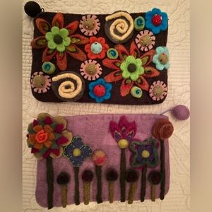 Felt purse, Bundle-two for the price of one, great for phone, keys, credit cards